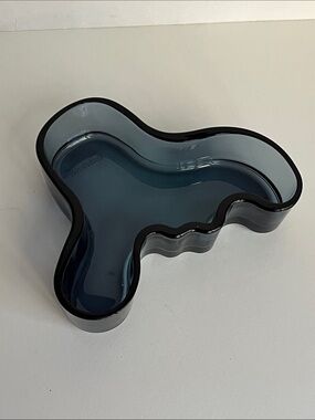Iittala Alvar Aalto Collection Glass Bowl Blueberry Finland